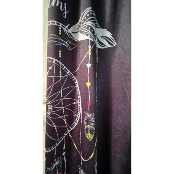 Black Leggings with Dreamcatcher and Feather Print Size S - Picture 5 of 7